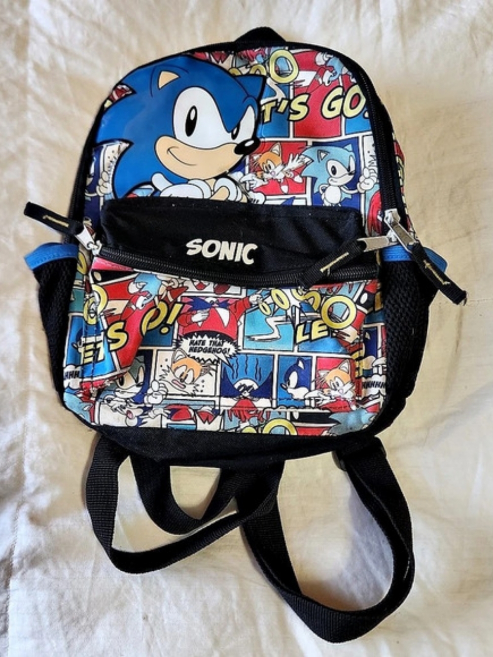 Sonic the Hedgehog backpack Blue & Black